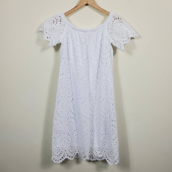 Hope & Harlow Dresses & Skirts - Hope & Harlow White Off Shoulder Dress Size 8